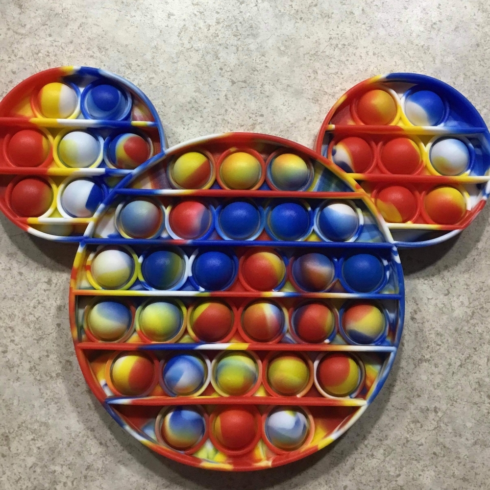 Mickey inspired pop-it fidget toy